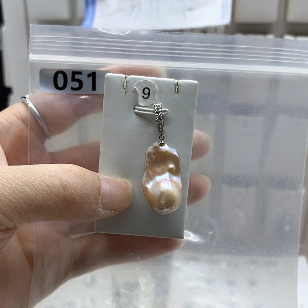 颈饰合金淡水珍珠