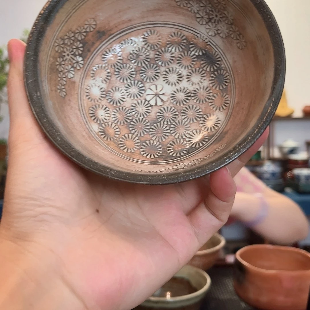 樟***、茶杯紫砂瓷器老碗菊花茶具