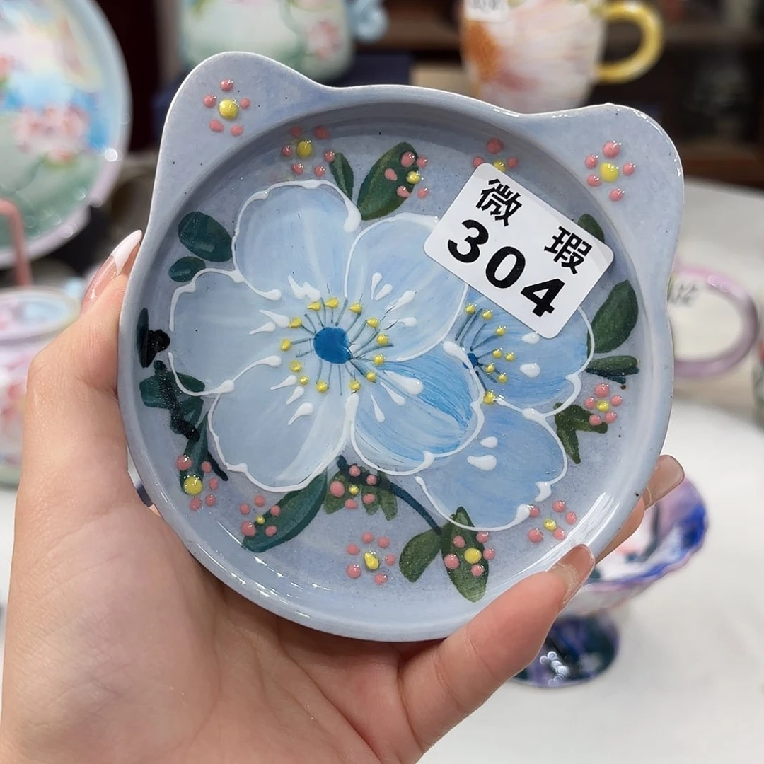 芹*菜景德镇手绘高温釉下彩陶瓷茶具