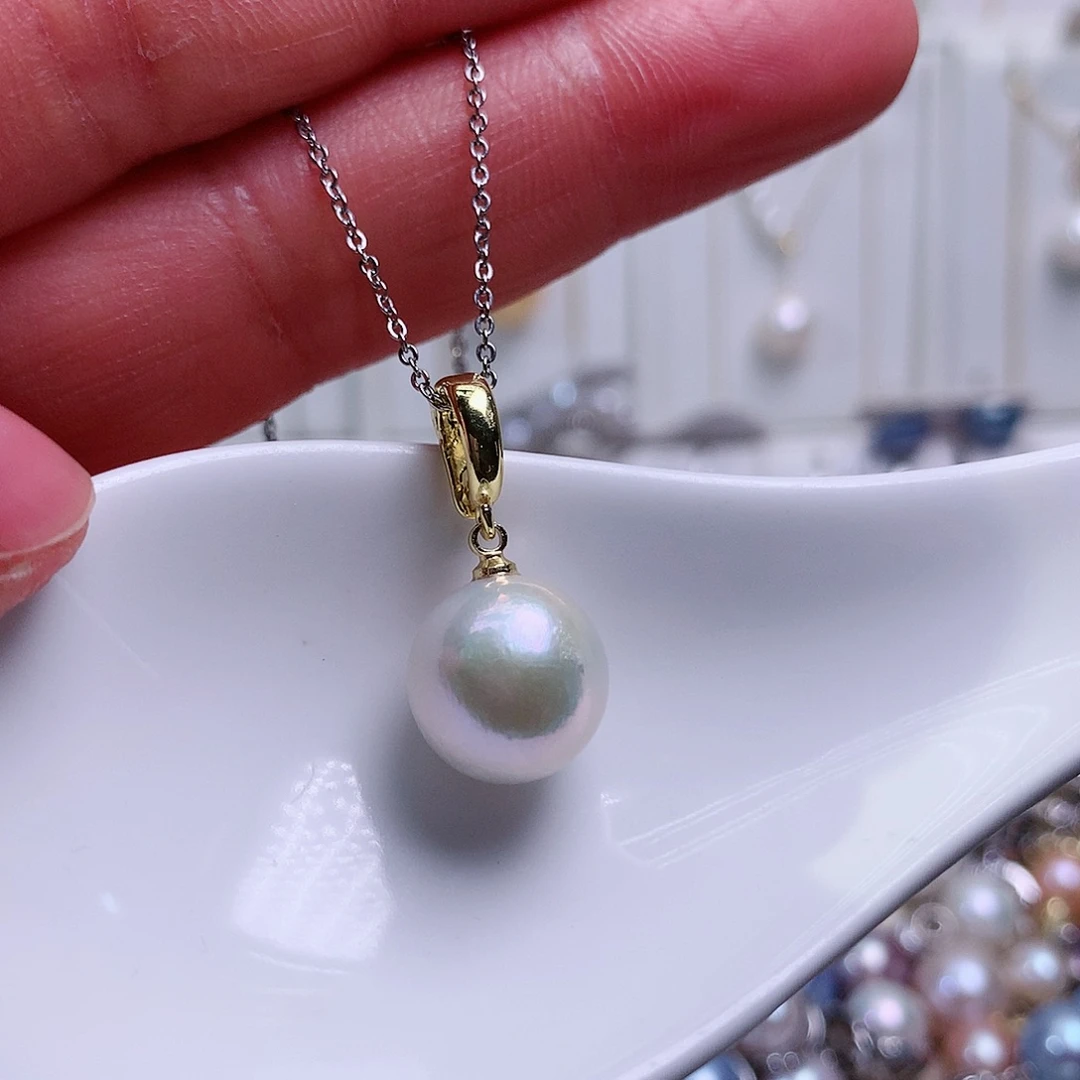 淡水珍珠吊坠(赠链)合金