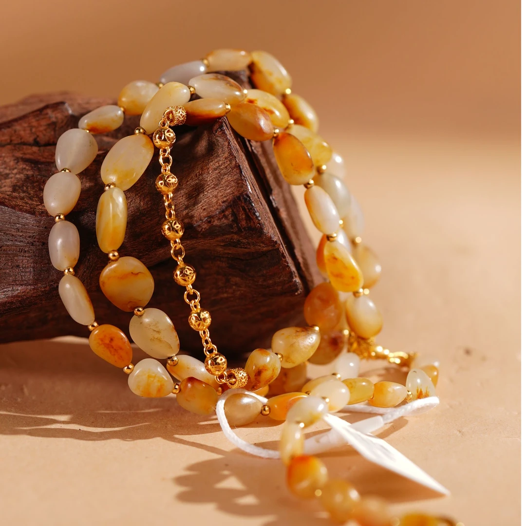 HA00807和田玉籽项链