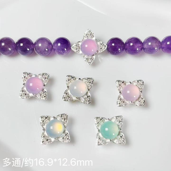 （A01-100）合金多通 手工串珠DIY 配件仿珍珠 琉璃