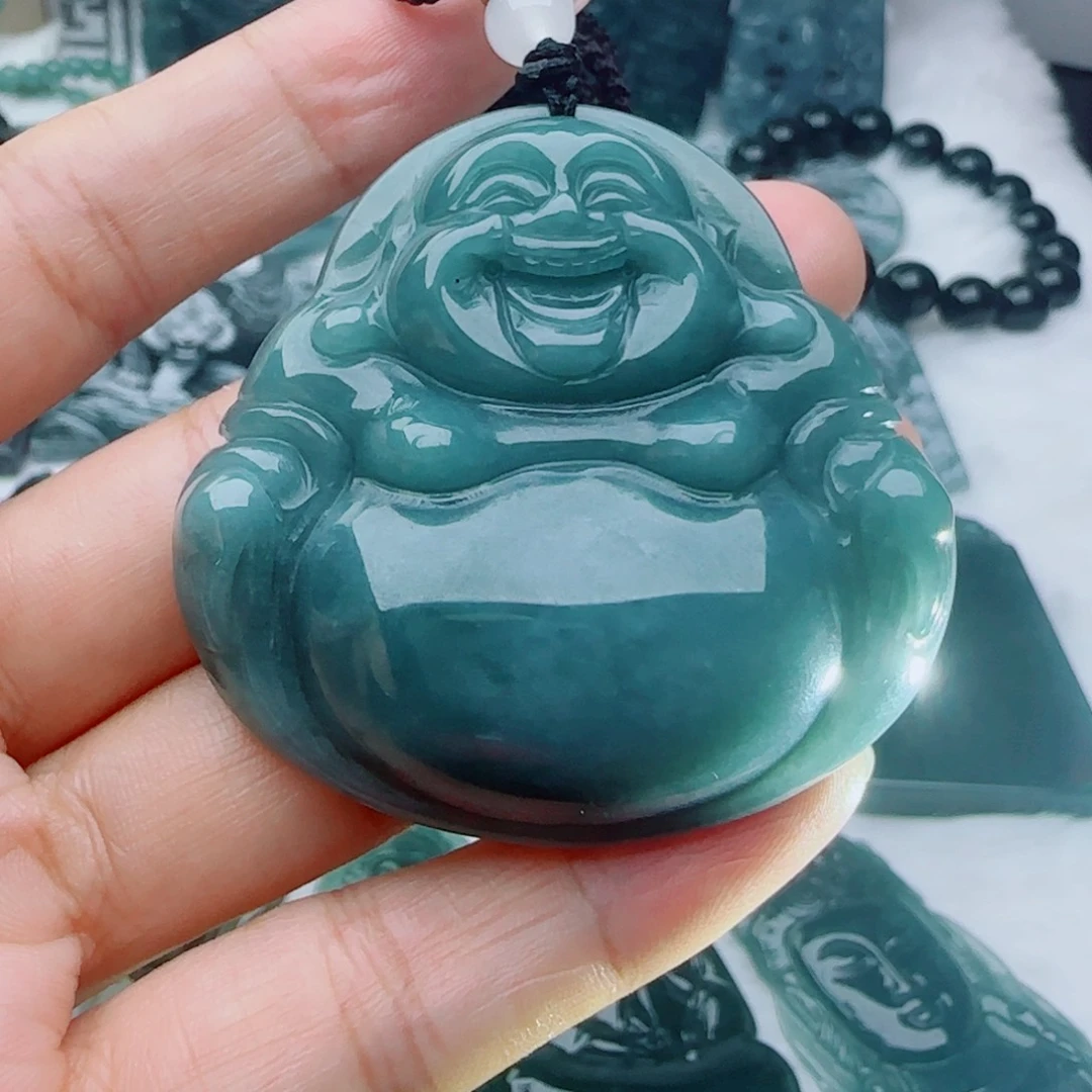 颈饰未镶嵌翡翠多样性发货天然的A货翡翠
