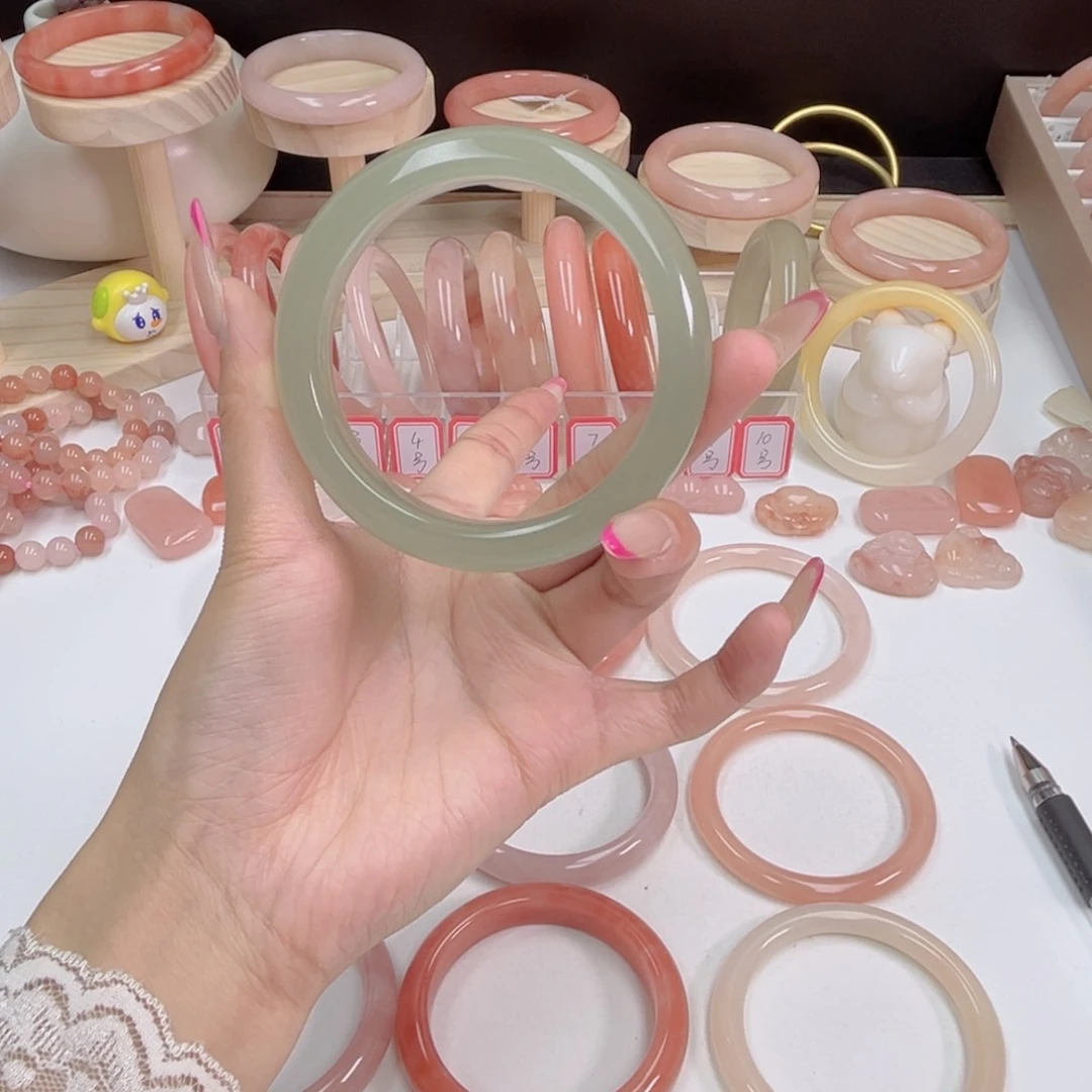 未镶嵌手镯石英质玉天*海