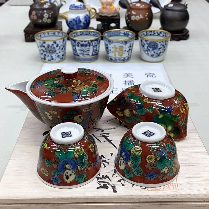 摆件九谷正品保真