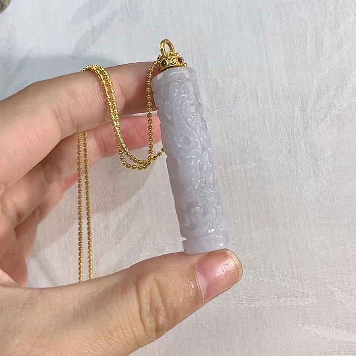 翡翠合金吊坠(赠链)