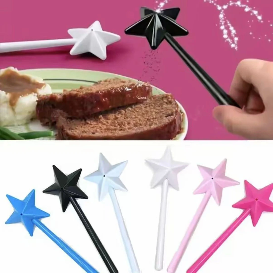 【星星棒】五角星调味棒小仙女撒盐调味棒胡椒盐巴糖驾车个人用品