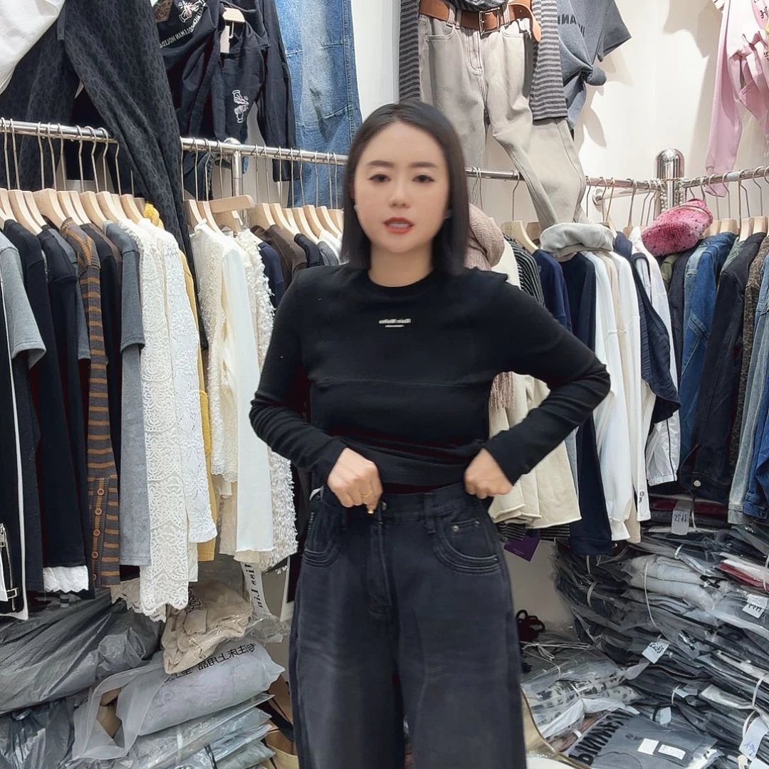 牛仔裤71131M黑色