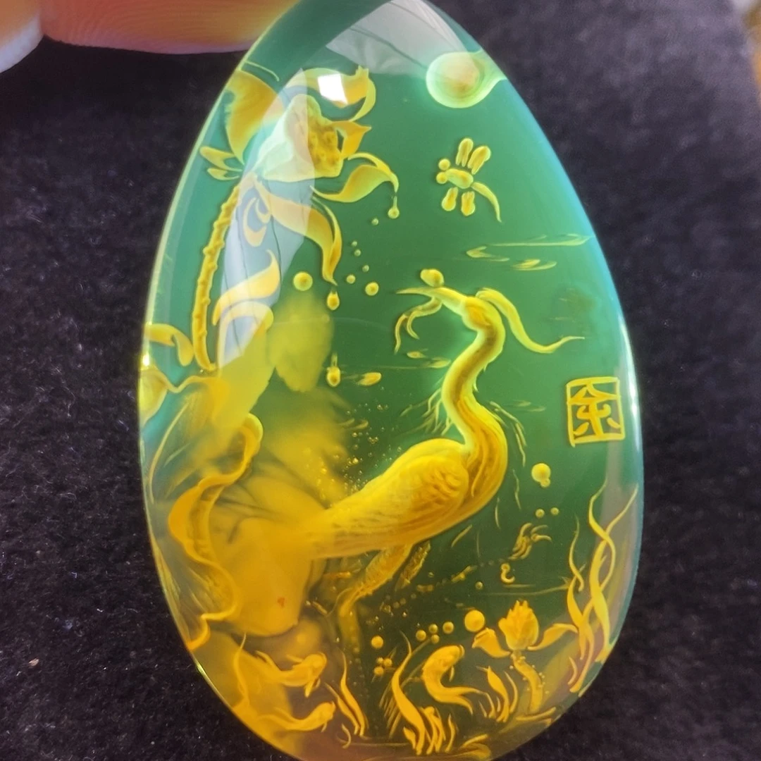 金珀未镶嵌吊坠(不含链)