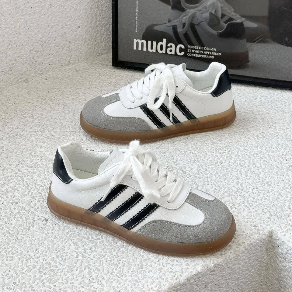 门店3&49！踏青德训鞋」休闲牛反绒平底单鞋阿甘休闲鞋女 C24144