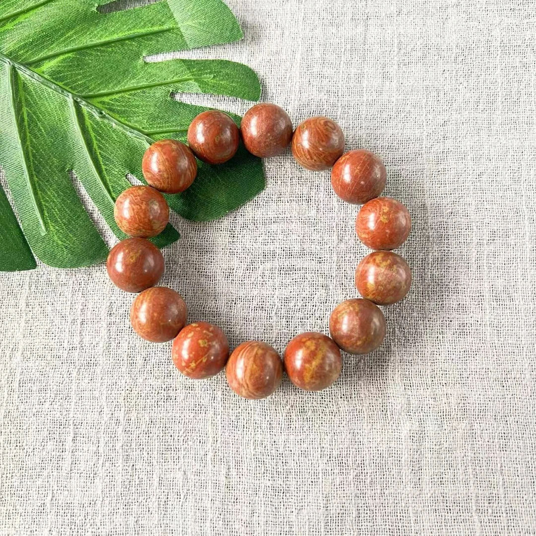 天然泗滨砭石卡14手串