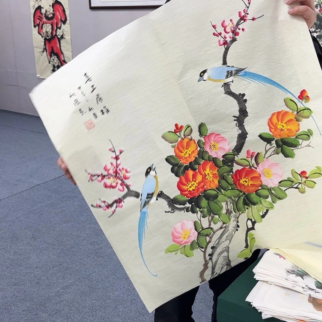 国画宣纸国画作品纯手绘