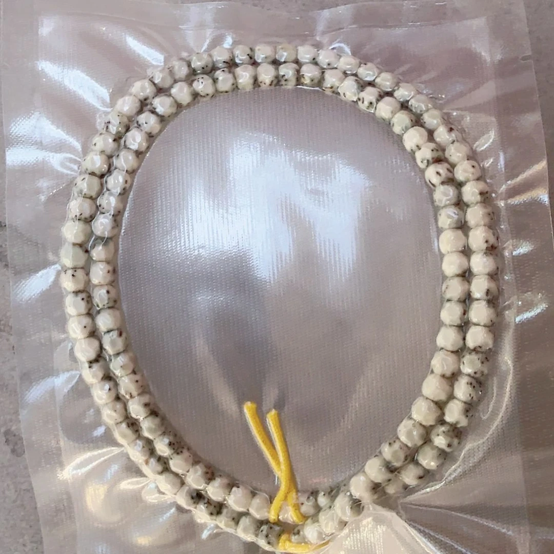 星月菩提吊坠手工无相108。65