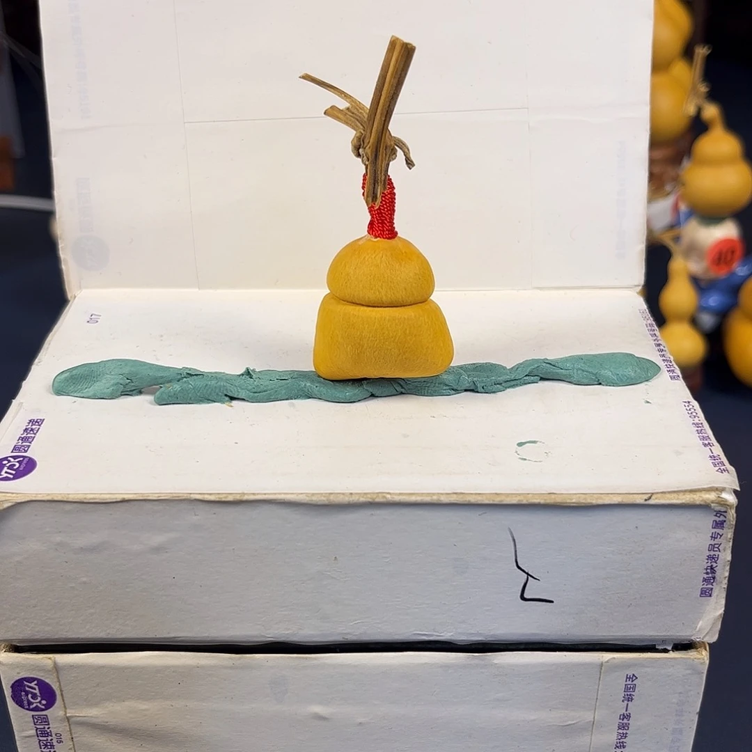 ?***?文玩葫芦草里金布袋钱袋