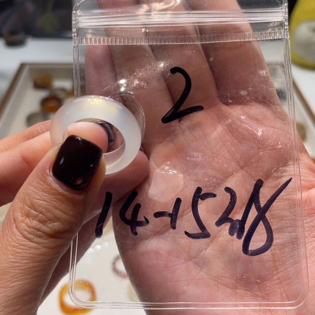 玛瑙/玉髓戒指未镶嵌