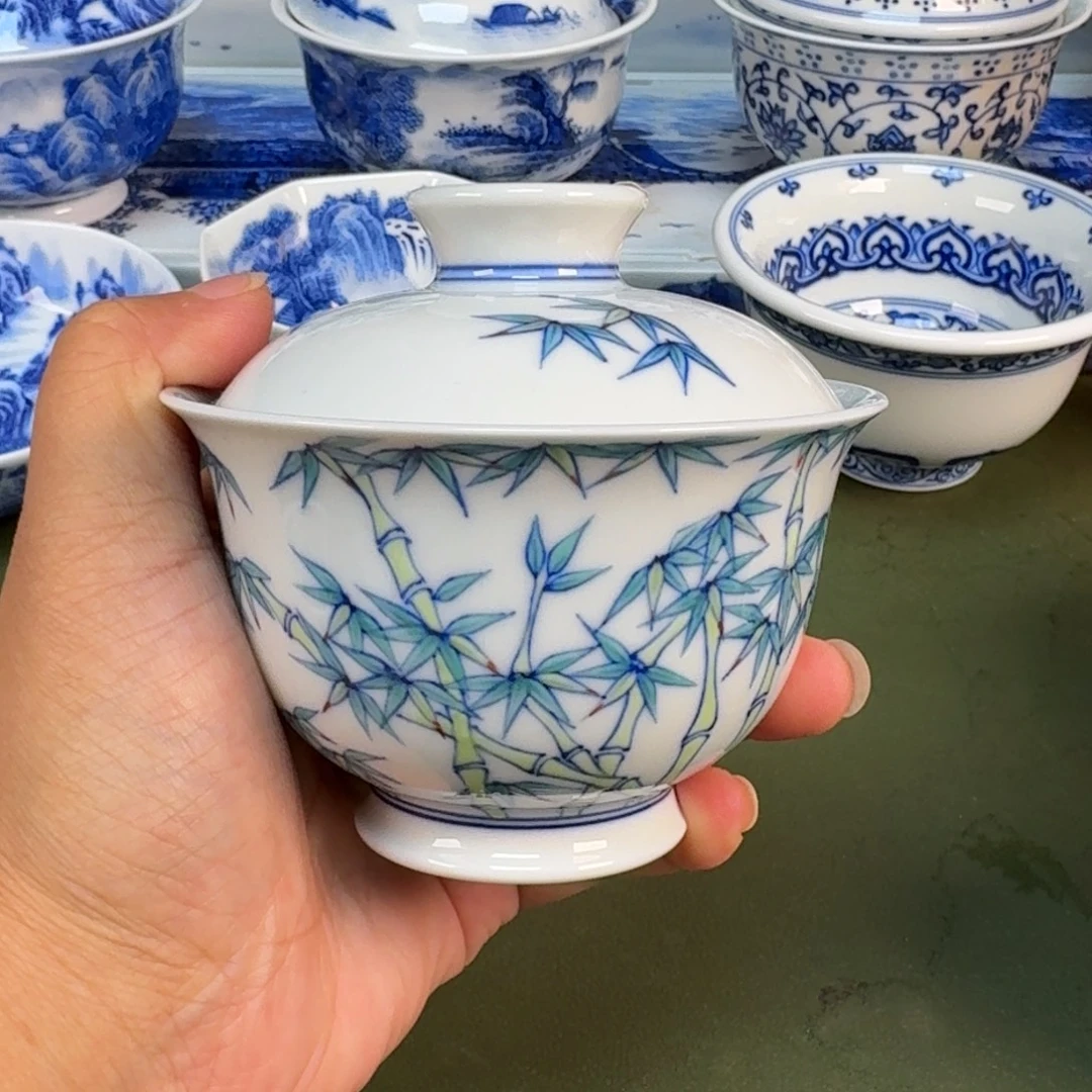 景德镇纯手绘茶具圆圆282