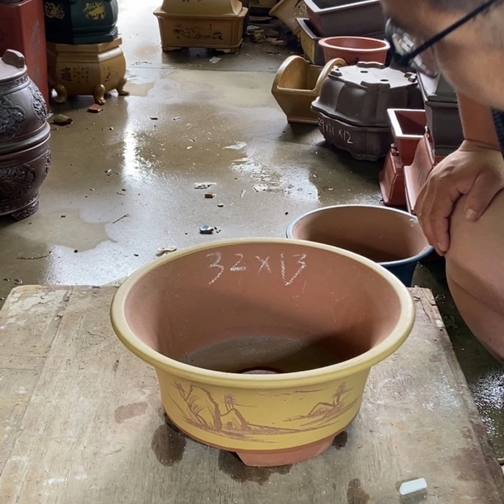 紫砂花盆紫砂紫砂