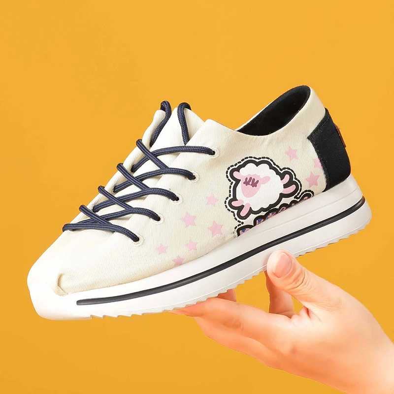 Tt&Mm/汤姆斯休闲厚度帆布鞋增高春季新款轻奢透气小个子布鞋女鞋