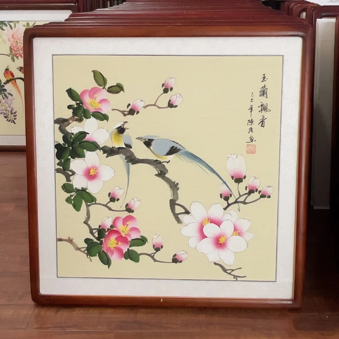 国画带框尺寸63*63厘米