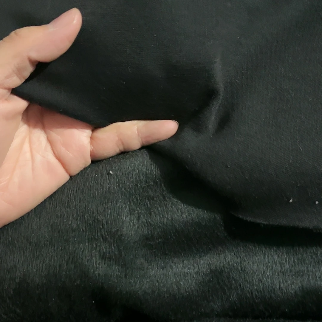 黑色不倒绒1.3米长特价布尾