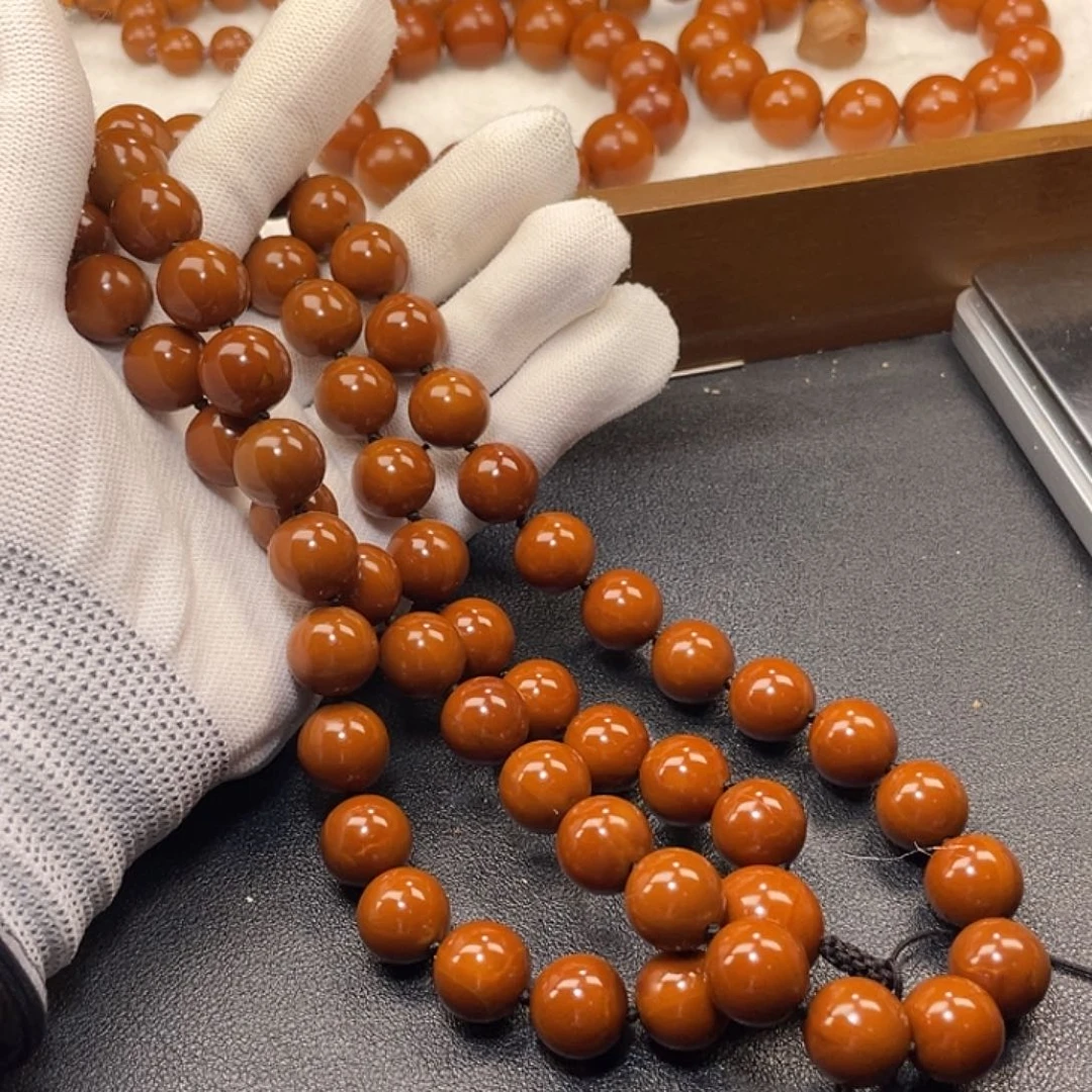 灬***丶橄榄核手串1.38➕铁核小孔脖挂56颗