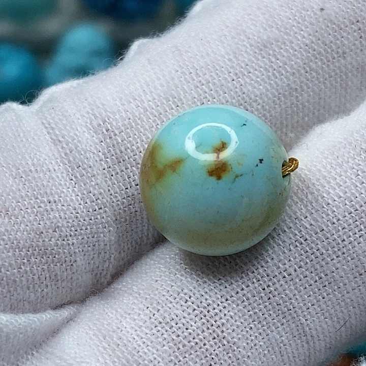 绿松石未镶嵌天然原矿 地大质检