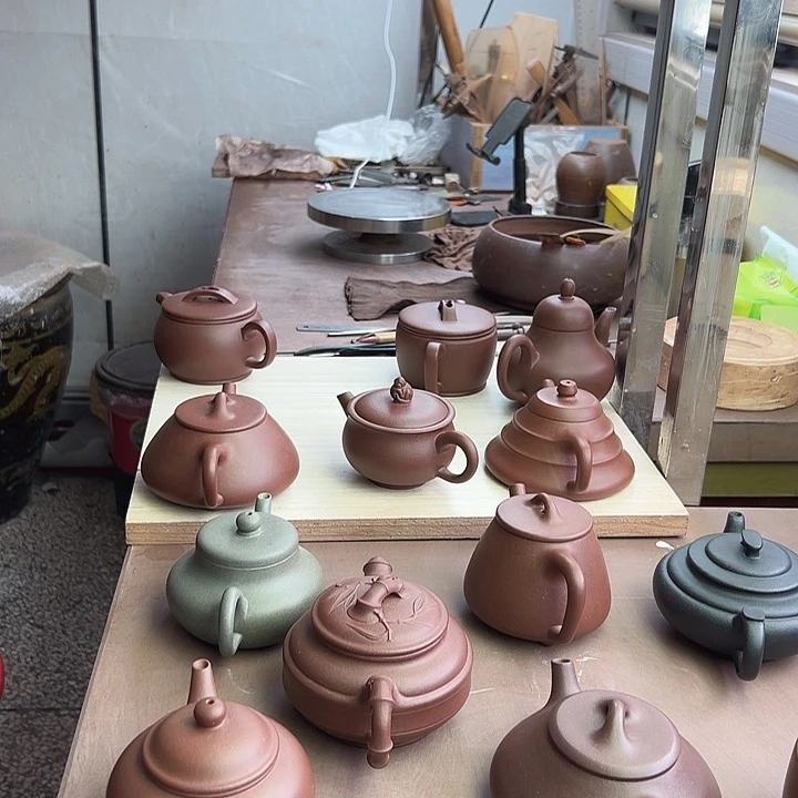 阿***3茶壶紫砂底槽清半手工制作