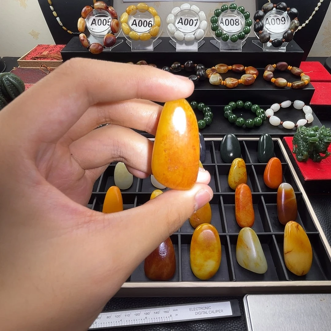 和田玉未镶嵌套链