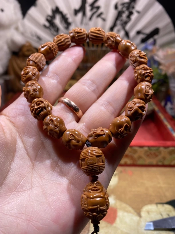 橄榄核小籽殷派十八罗汉1.2×1.3油核顾雪琴本工