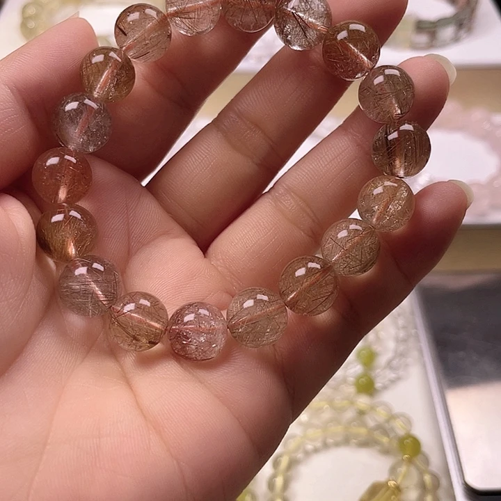 紫晶手链未镶嵌天然水晶