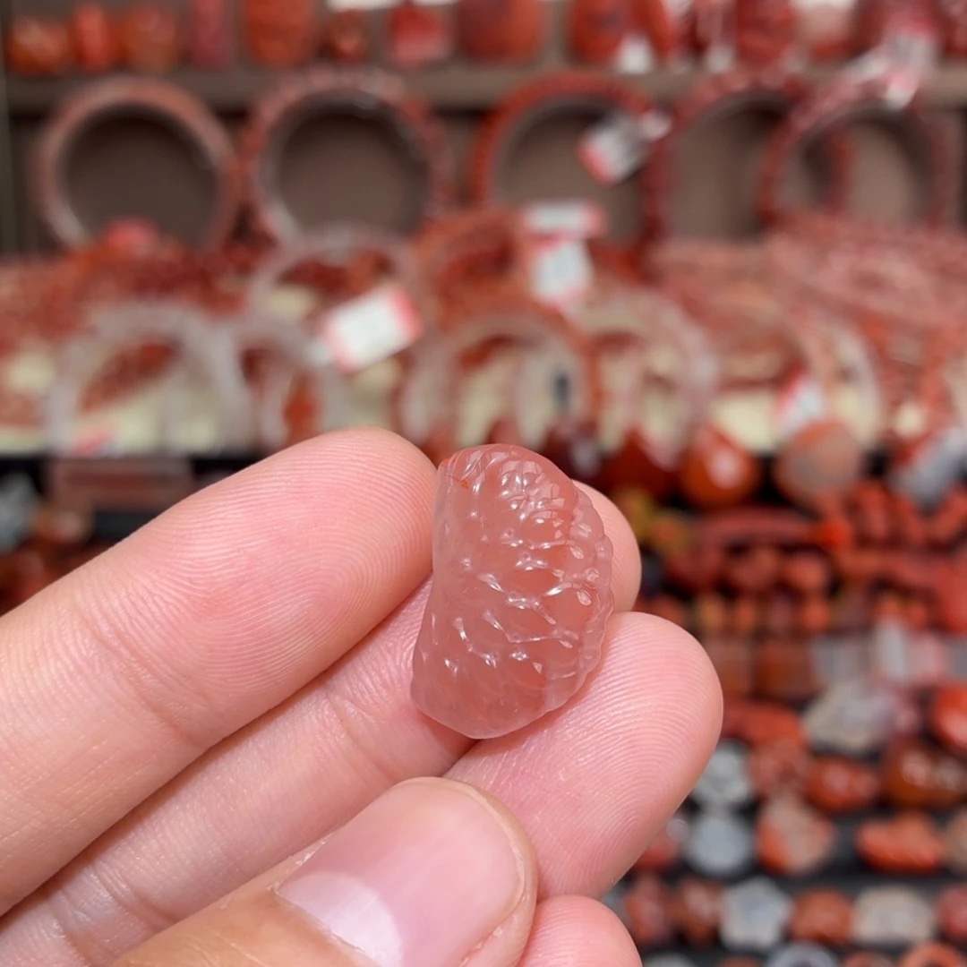 南红玛瑙未镶嵌颈饰橘子瓣1