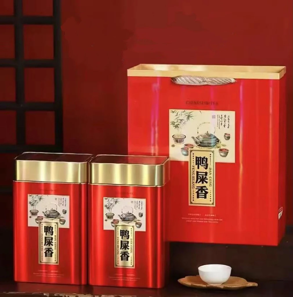 清香鸭屎香单枞茶潮州工夫茶茶礼精美礼罐一斤装