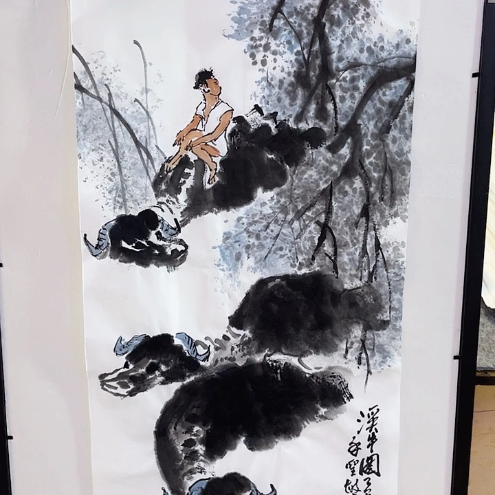 国画张圣敏先生纯手绘作品