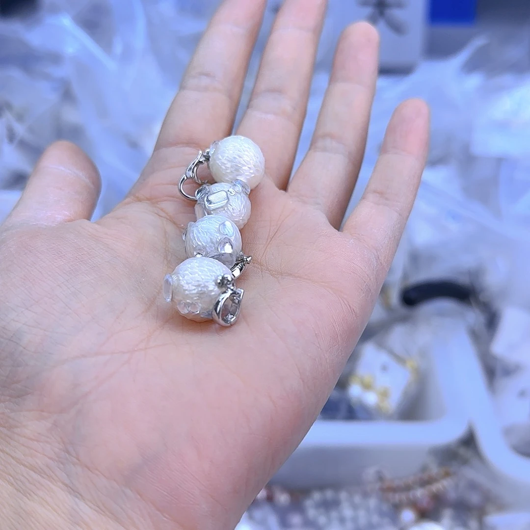 未镶嵌项链定制745淡水珍珠