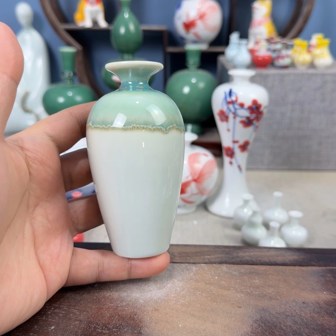 陶瓷手工小花器摆件
