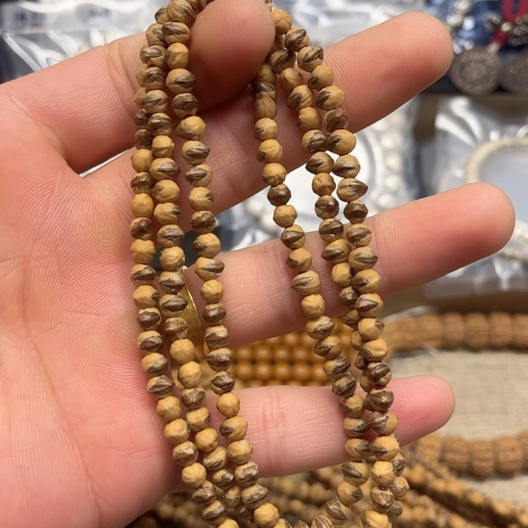 手串/手链菩提35-精品红芽口粉皮5m