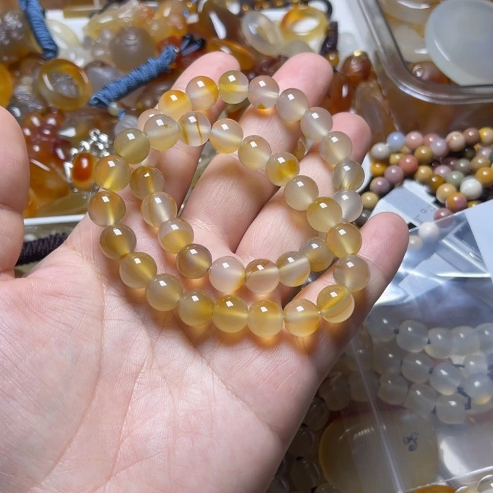 玛瑙/玉髓颈饰未镶嵌小**～0018