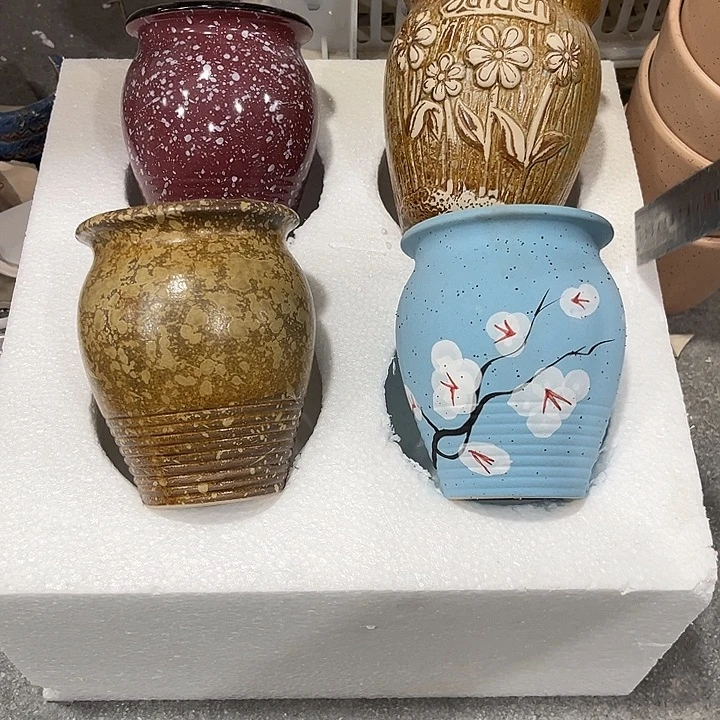 有孔！福利价陶瓷花盆