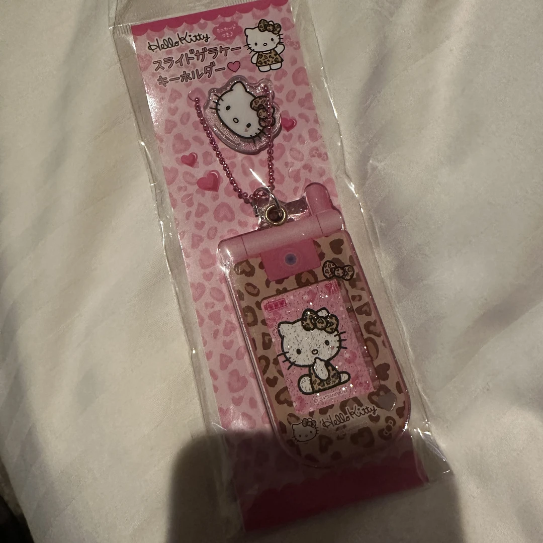 【京都限定】HelloKitty 豹纹手机钥匙扣