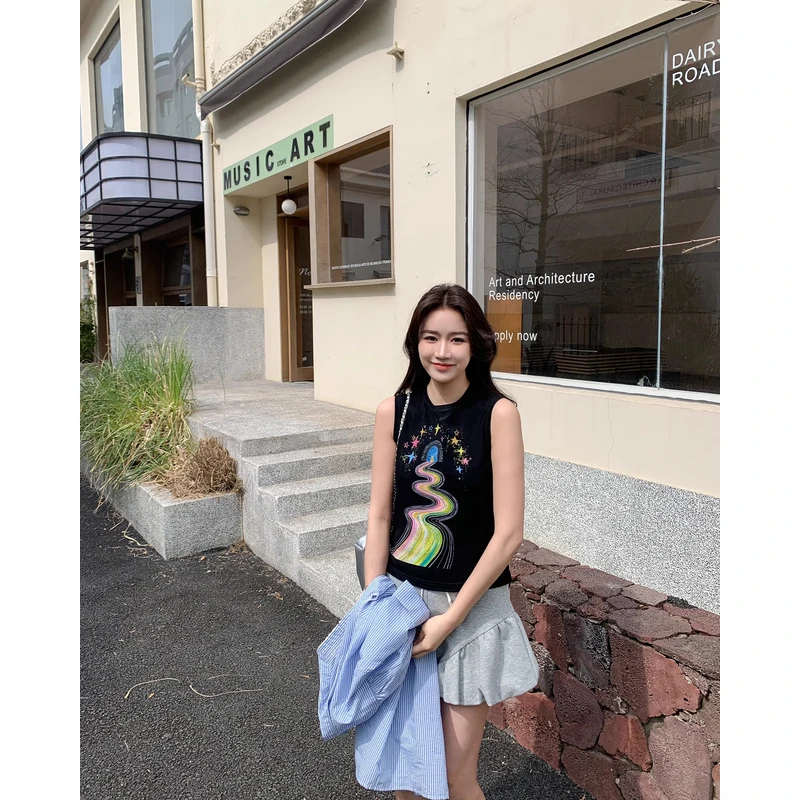 【茉舍】SERY 彩虹星空背心25ss0508-599