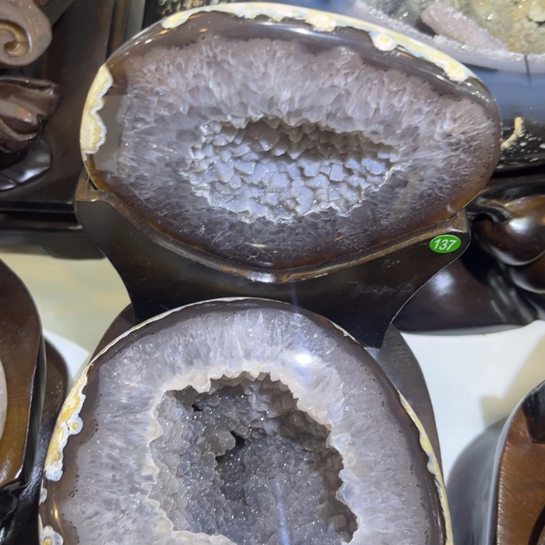 紫晶摆件未镶嵌水晶