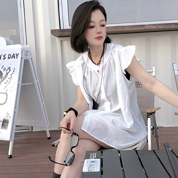 夏季新款时尚潮流欧版飞袖上衣88169