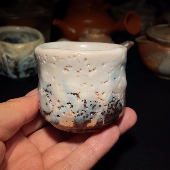 志野烧林正太郎茶杯1只