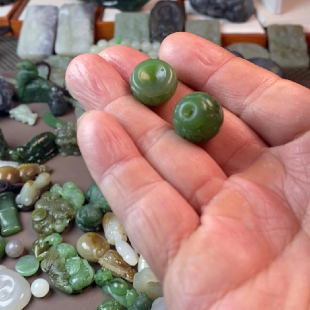 和田玉颈饰未镶嵌欧**鲤