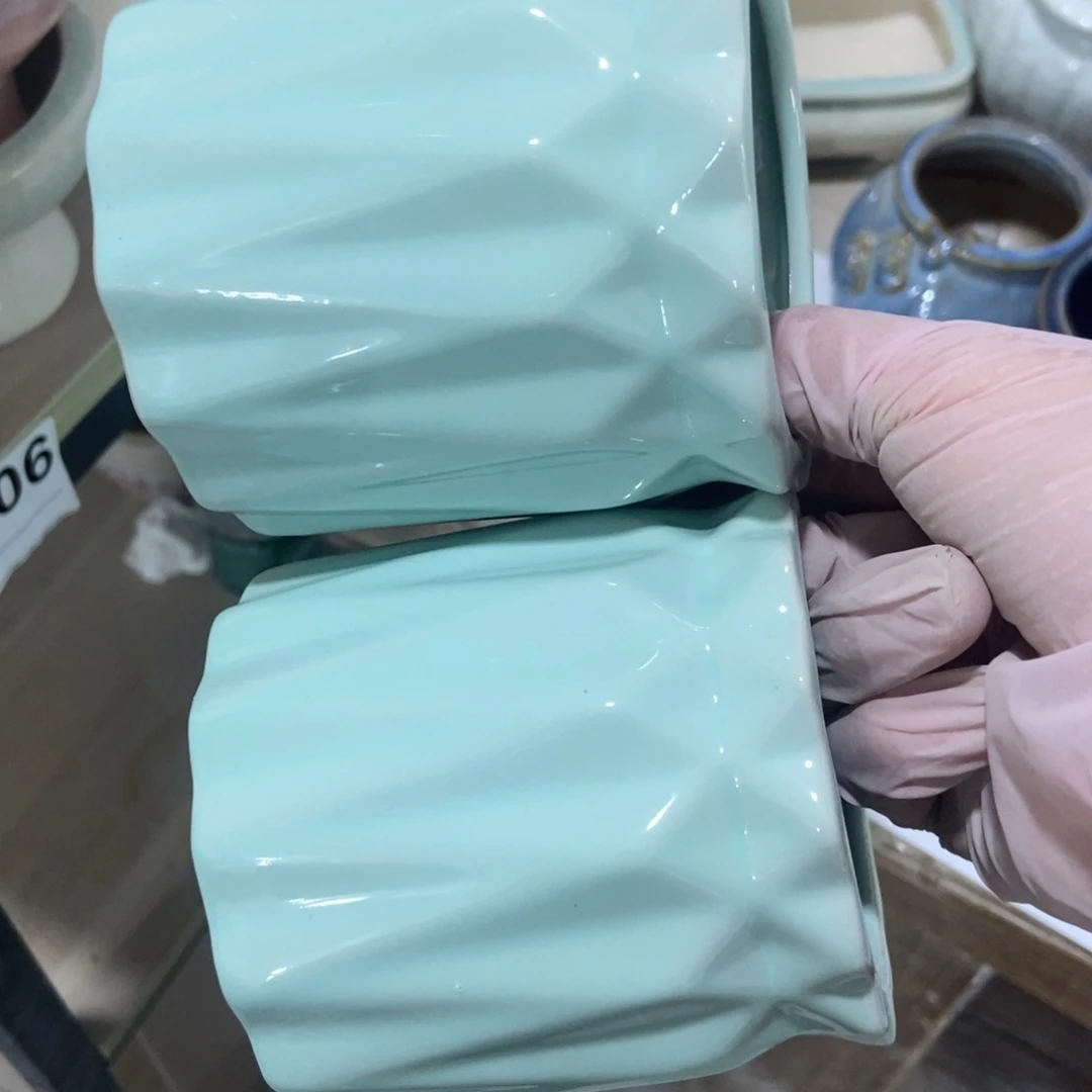 红陶高温陶瓷花盆