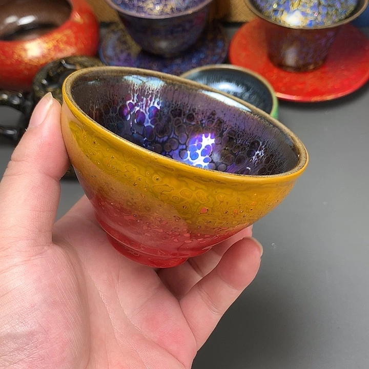 茶盏建盏大漆，全手工制作