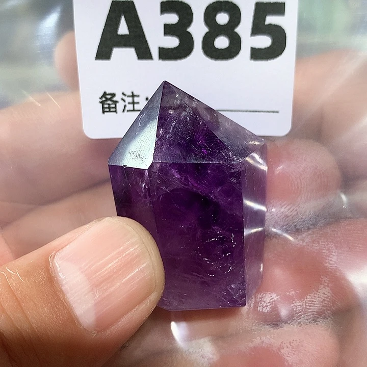 水晶天然水晶柱子A385未镶嵌