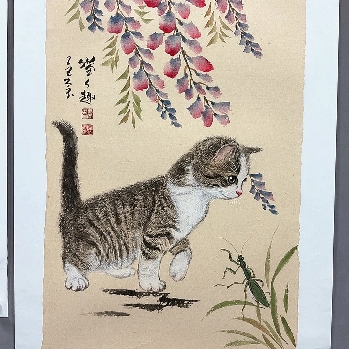 国画亲笔手绘放心去藏