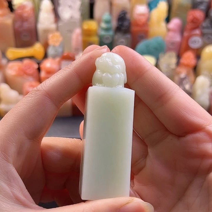 青田石印石手工定制2.2厘米，兔子，包刻字