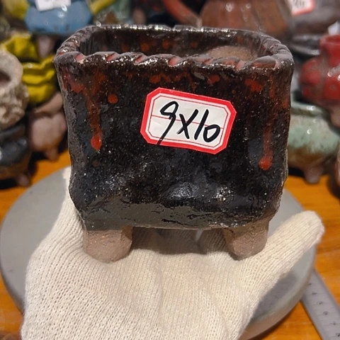 粗陶花盆手工花盆制作